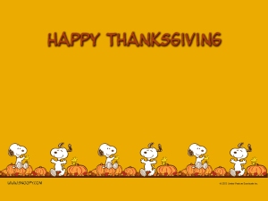 Snoopy Thanksgiving
